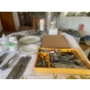 Image 3 : China Tea Set, Cork Place Mats, Cutlery, Vase< Tray and more.