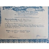 Image 2 : Vintage Stock Certificate From 1933 For Provincial Cinematograph Theatres, Limited. 