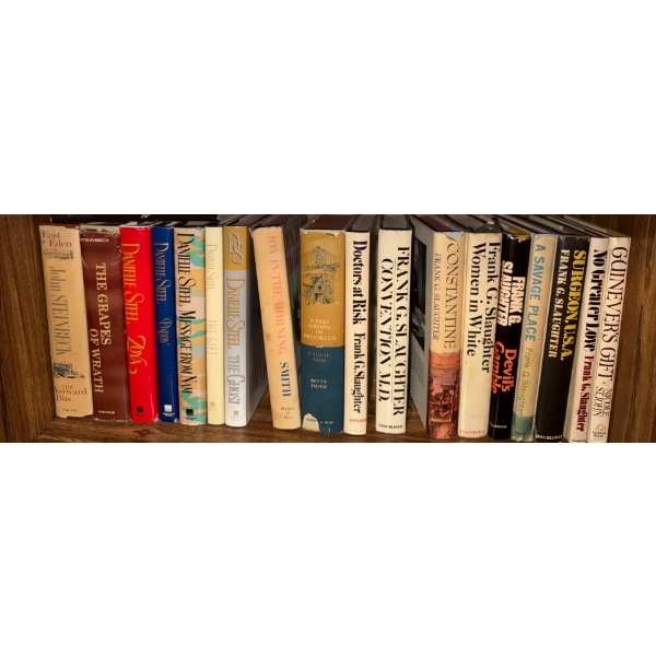 Assorted Hard Cover Books - Frank Slaughter Daneille Steel & More