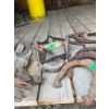 Image 2 : Antique Horse Dentistry Bridal Old Saddle Frame & 12 Horseshoes 