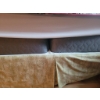 Image 4 : King Bed with Metal Scrollwork Headboard, Twin Box Springs and Supports