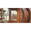 Image 6 : Two-Piece Wooden Hutch and Dresser With Ornate Carvings and Claw Feet