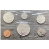 Image 4 : 1964 Canadian Uncirculated Coin Set 80% Silver 1.11 Ounces