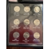 Image 3 : USA 5 Cent Collection with 3 America's Heroes Graded Trading Cards 10 GEM-MT 
Complete Set 2005 8 Co