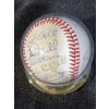 Image 5 : Autographed Baseball with Multiple Signatures in Display Case