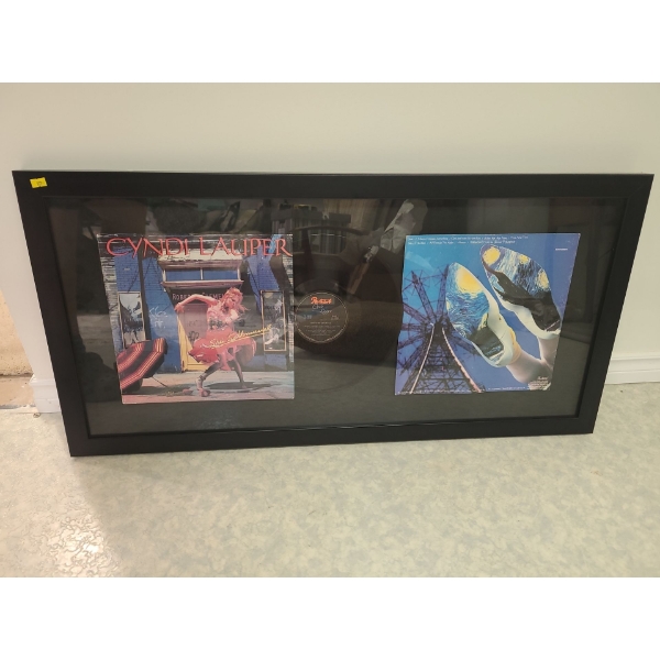 Cyndi Lauper "She's So Unusual" record memorabilia - 40W, 20T 