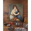 Image 3 : Decorative Items with Art Print, Tableware, and Wooden Box