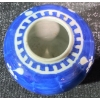 Image 3 : Antique Blue/White Prunus Cherry Blossom Ginger Jar- Double Ring Stamped- Imperial