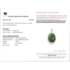 Image 3 : 4.3 g Certified Silver Emerald gemstone Pendant ($9,090 Appraisal)