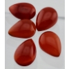 Image 1 : Carnelian (26.9 ct, 14x10 mm Pear Shape Cabochon)