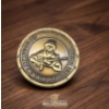 Image 1 : Bronze-Tone Commemorative Challenge Coin: 'Support Our Hero' Design