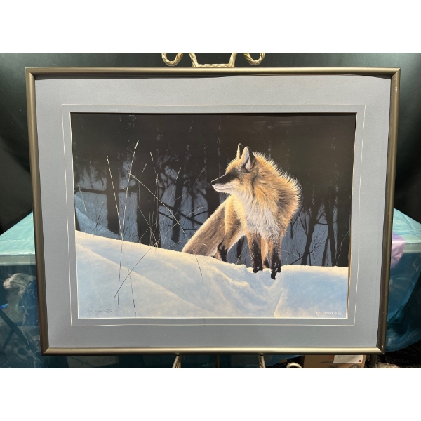 Rod Tribiger Print "On Alert Lep" 28Wx21H