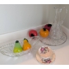 Image 1 : Decorative Tableware Including Crystal, Glass Fruit, and Paragon Fine Bone China