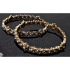 Image 8 : Gold-Tone Jewelry Lot With Bracelets, Necklaces, Earrings, and Watch