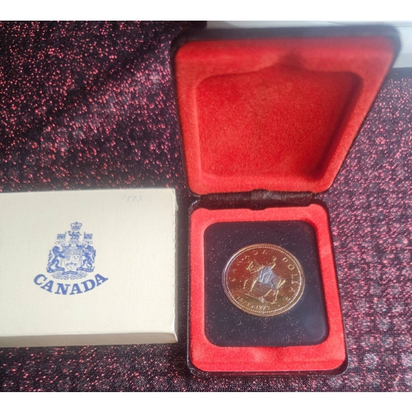 1973 Canada 50% Silver Dollar Coin