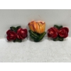 Image 1 : Chalk Flowers, Red Roses and Orange Tulips