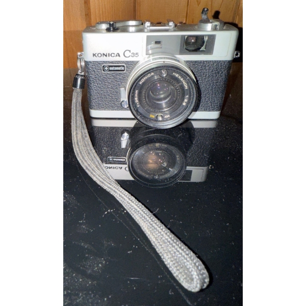 KONICA C35 Automatic Camera w/ Hexanon 38mm f/2.8 lens - Classic Range Finder 
