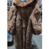 Image 2 : Brown Full-Length Fur Coat 