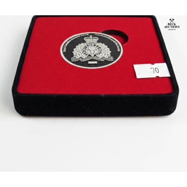  Royal Canadian Mounted Police (RCMP) National Tactical Training Center challenge coin. 