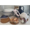 Image 1 : Assortment of Kitchen Items   Coasters, Roaster, Tea Pot, Jug, Frame & More!
