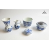 Image 1 : Collection Of Vintage Dutch Delftware Pottery, Identifiable By Its Signature Blue-And-White Floral