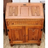 Image 1 : Light Wood Secretary Desk With Storage Measuring 18D x 30W x 40HÂ 