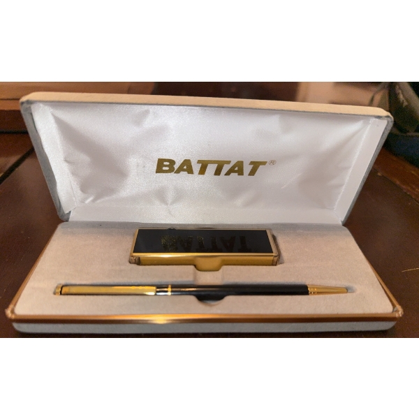 Battat Pen and Business Card Case with Cross-
