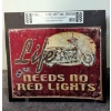 Image 5 : Shop Art - Harley Davidson Eagle Mirror w/ Humorous Irish Sign & Collectible Metal Plaque 