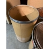 Image 3 : Four Large Fiber Drums with Metal Lids and Rims