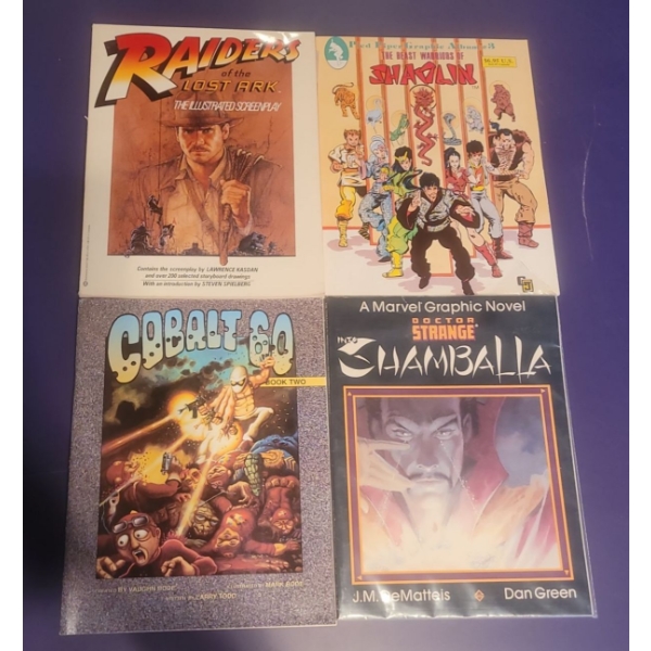 'Doctor Strange', 'Cobalt 60', 'Shaolin', 'Raiders' Graphic Novel Collection 