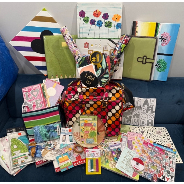 Scrap Booker's Essentials - Textiles Decals Glitter & More