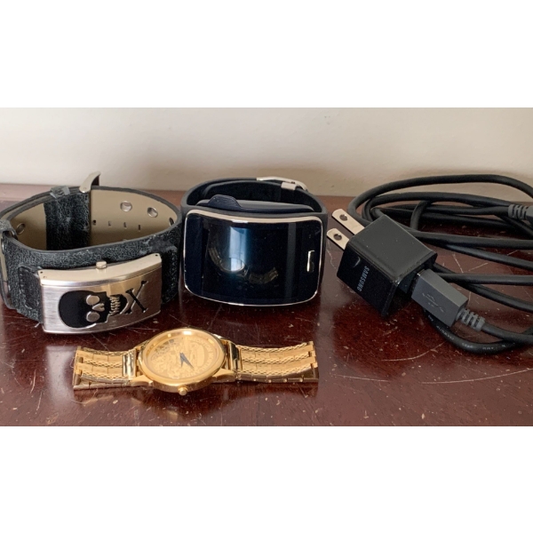 Wrist Watch Collection - Samsung Smart Watch w/ Accessories Mo. EP-BR750BBU & More