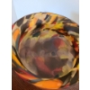 Image 6 : Czech Art Deco Spatter Glass Footed Bowl 9 dia, 4 h