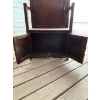 Image 3 : Antique Hall Bench with Mirror & bottom storage Nice condition 