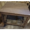 Wooden Board Utility Table Painted Brown 31 L, 28 W, 27 T
