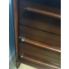 Image 3 : Vintage Gibbard Mahogany Chest Of Drawers w/ Brass Embelishments 36x17x32