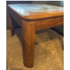 Image 2 : Lovely Solid Wood Side Table w/ Woven Detailing Centre #1 - 28W, 24D, 20T 
