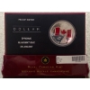 Image 1 : 2005 40th Anniversary of the Canadian Flag Fine Silver Dollar 25.175 Grams 