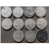 Image 1 : Canadian 25-cent Pieces 80% Silver 64.13 Grams