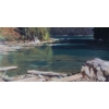 Image 3 : Untitled: Kinney Lake, Artist: Min Ma, Acrylic on Panel 45.5 X 33.5 