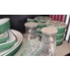 Image 9 : Display Cabinet 38.5 W, 16 D, 70 T and 2 Shelves of Glasses and Kitchenware Included 