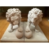 Image 1 : Matched Pair Lion Statues 16L 8W