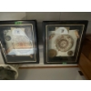 Image 1 : Set of 2Wood and Glass Display End Tables 20Hx26Wx22L Contents NOT Included