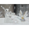 Image 3 : 2 Swarovski Crystals Bumblebee (3"T) & Butterfly (2"T) In Original Boxes