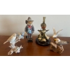 Image 1 : Vintage Porcelain Bird Figurines & Australian Swagman Souvenir Figurine 6"tall