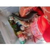 Image 9 : Holiday Tree 40 T (Plastic Strips w/ Snow Flocking),Ornaments, Stockings and More!