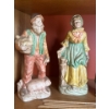 Image 4 : Decor - Handmade Country Couple (11T), 24k Gold Accent Made in Greece Small Vase & More! 