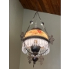 Image 1 : Set Of 2 Vintage Victorian Lights With Cast Iron Frame. Stunning To Add To Any Home Looking for The 