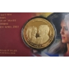 Image 2 : Prince William and Catherine Middleton Gold Plated Coin. Limited Edition. 