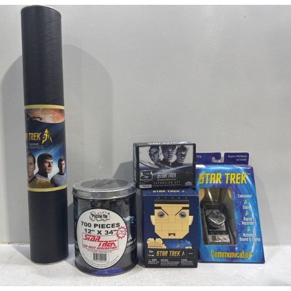 Various Star Trek Collectables - Puzzle, Lego, and more